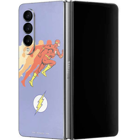 DC Comics The Flash Speed Mode Pose Galaxy Z Fold4 5G Skin